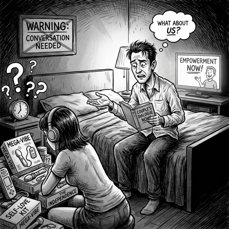 <Sarcasm>SURELY... Couples therapy will fix THIS</Sarcasm>